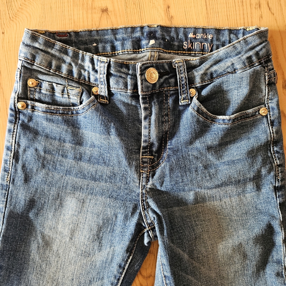 7 For All Mankind Girls Skinny Jeans - Picture 2 of 6
